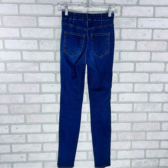 J Brand Natasha Sky High Skinny Jeans in Paradiso Wash Size 24 - Picture 8 of 11